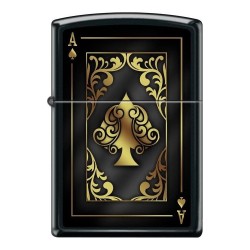 Zippo Ornane Ace Spades Design 218-076716